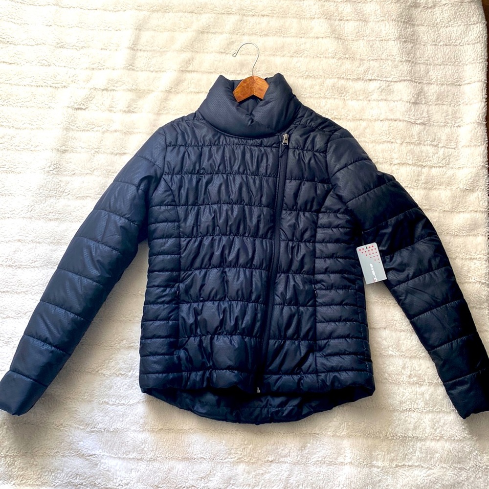 Black puffer jacket